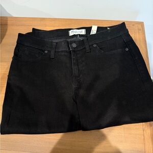 Madewell Skinny Skinny Black Denim Jeans - NWT - 30 Tall